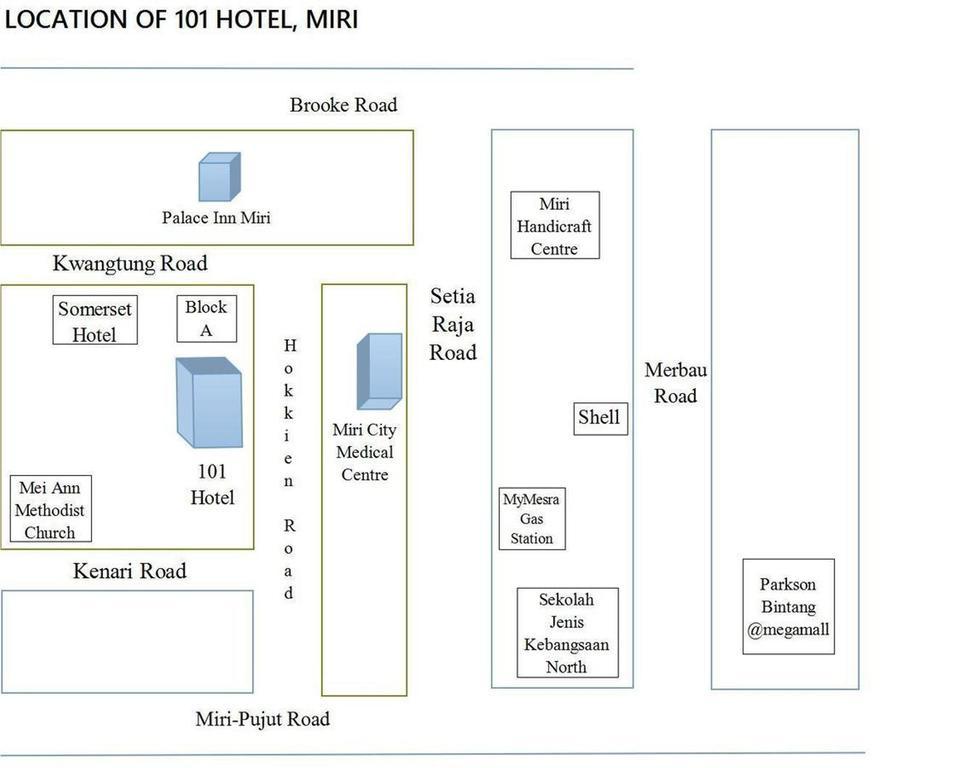 101 Hotel Miri Esterno foto